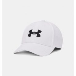 Czapka z daszkiem męska Under Armour Blitzing. Białe czapki męskie Under Armour, bez wzorów, sportowe. Za 99.99 zł.