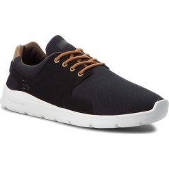 Sneakersy ETNIES - Scout Xt 4101000459 Black/Brown 590. Czarne buty sportowe na co dzień męskie Etnies, z materiału, eleganckie. W wyprzedaży za 239.00 zł.
