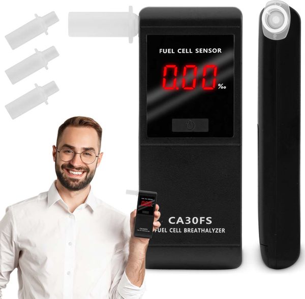 Alcofind Alkomat elektrochemiczny CA 30FS + ustniki. Alkomaty ALCOFIND. Za 279.99 zł.