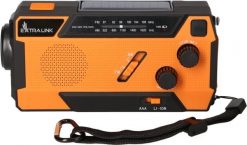 EXTRALINK RADIO AWARYJNE SOLARNE Z KORBKĄ DYNAMO POWERBANK 4000MAH Z LATARKĄ SOS SR-4000. Radia ExtraLink. Za 127.53 zł.