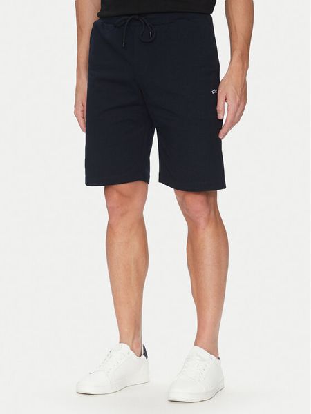 Paul&Shark Szorty sportowe C0P1237 Granatowy Regular Fit. Niebieskie szorty sportowe męskie PAUL&SHARK, bez wzorów, z bawełny, sportowe. Za 669.99 zł.