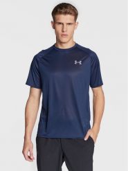 Under Armour Koszulka techniczna Ua Tech 2.0 1326413 Granatowy Loose Fit. Niebieskie t-shirty sportowe męskie Under Armour, m, bez wzorów, z syntetyku, sportowe, bez ramiączek. Za 119.99 zł.