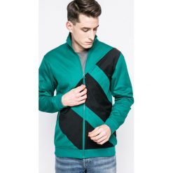 Adidas Originals - Bluza. Zielone bluzy rozpinane męskie Adidas Originals, l, bez wzorów, z bawełny, bez ramiączek, bez kaptura. W wyprzedaży za 269.90 zł.