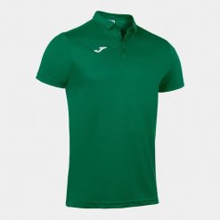 Koszulka polo do tenisa męska Joma Hobby. Zielone koszulki polo męskie Joma, m, bez wzorów, z materiału, sportowe, bez kołnierzyka, bez ramiączek. W wyprzedaży za 107.65 zł.
