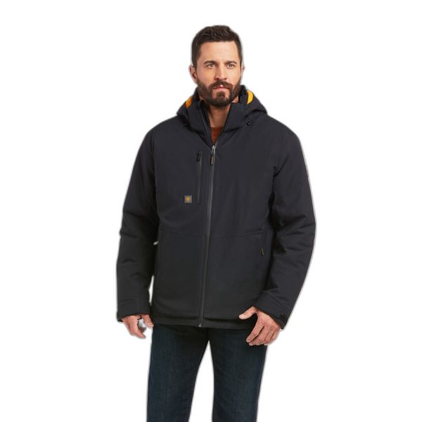 Kurtka wodoodporna Ariat Rebar Storm Fighter 2.0 H2O. Czarne kurtki męskie ARIAT, na lato, m, bez wzorów, sportowe, bez ramiączek, bez kaptura. Za 887.00 zł.