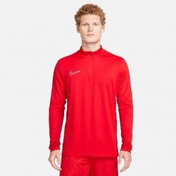 Bluza treningowa męska Nike Academy 23 Dril Top. Białe bluzy nierozpinane męskie Nike, m, bez wzorów, sportowe, bez ramiączek, bez kaptura. W wyprzedaży za 176.85 zł.
