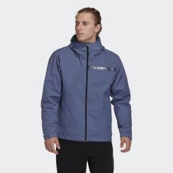 Kurtka adidas Terrex Multi RAIN.RDY Primegreen Insulated 2L Rain. Fioletowe kurtki męskie ADIDAS, l, bez wzorów, sportowe, bez ramiączek, bez kaptura. Za 764.50 zł.