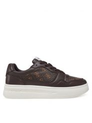 Guess Sneakersy FMJWII LEA12 Brązowy. Brązowe buty sportowe na co dzień męskie Guess, m, z aplikacjami, ze skóry, bez ramiączek, bez kaptura. Za 319.99 zł.