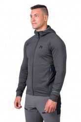 Bluza z kapturem Hannah Ethan Hoody - anthracite mel. Bluzy nierozpinane męskie RAB, m, bez wzorów, bez ramiączek, z kapturem. Za 283.11 zł.