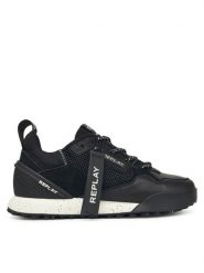 REPLAY Sneakersy Field M 2.0 GMS8L .000.C0021L Czarny. Czarne buty sportowe na co dzień męskie Replay, l, bez wzorów, ze skóry, bez ramiączek, bez kaptura. Za 499.99 zł.