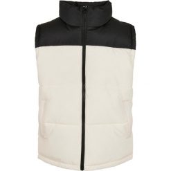 Kurtka Urban Classics block puffer. Białe kurtki męskie Urban Classics, m, bez wzorów, z puchu, bez ramiączek, bez kaptura. Za 305.50 zł.