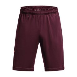 Spodenki fitness męskie Under Armour Tech Graphic. Brązowe szorty sportowe męskie Under Armour, bez wzorów, sportowe. Za 83.99 zł.