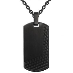 True Rebels Stal nierdzewna Naszyjniki 1 ct Męskie. Czarne biżuteria dla mężczyzn True Rebels, z materiału, ze stali. Za 289.99 zł.
