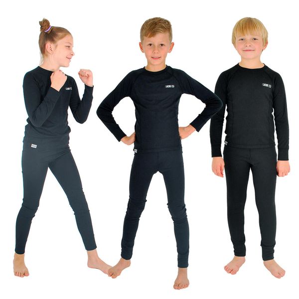 Bielizna termoaktywna juniorska Ice-Q Warm'N'Dry Junior. Czarna bielizna termoaktywna męska ICE-Q, bez wzorów, z meshu, bez ramiączek. W wyprzedaży za 129.90 zł.