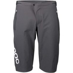 Spodenki rowerowe męskie POC Essential Enduro. Szare szorty sportowe męskie POC, bez wzorów, sportowe. W wyprzedaży za 397.50 zł.