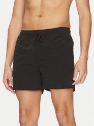 Tommy Hilfiger Szorty kąpielowe UM0UM03477 Czarny Regular Fit. Czarne kąpielówki męskie Tommy Hilfiger, bez wzorów, z syntetyku. Za 189.99 zł.