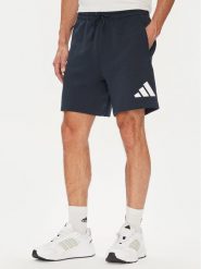 Adidas Szorty sportowe Z.N.E. JW4742 Granatowy Regular Fit. Niebieskie szorty sportowe męskie ADIDAS, bez wzorów, z bawełny, sportowe. Za 179.99 zł.