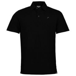 Polo Head Classic. Czarne koszulki polo męskie Head, bez wzorów, retro, bez kołnierzyka, bez ramiączek. W wyprzedaży za 332.50 zł.