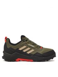 Adidas Trekkingi Terrex AX4 IG6575 Zielony. Zielone buty trekkingowe męskie ADIDAS, bez wzorów, z materiału, sportowe, bez obcasa, bez zapięcia. Za 389.99 zł.