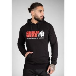 Classic Bluza z kapturem - Czarny. Czarne bluzy nierozpinane męskie GORILLA WEAR, s, bez wzorów, z kapturem. Za 297.00 zł.