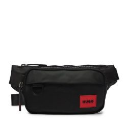 Nerka HUGO. Czarne saszetki męskie Hugo, bez wzorów, małe. Za 449.99 zł.