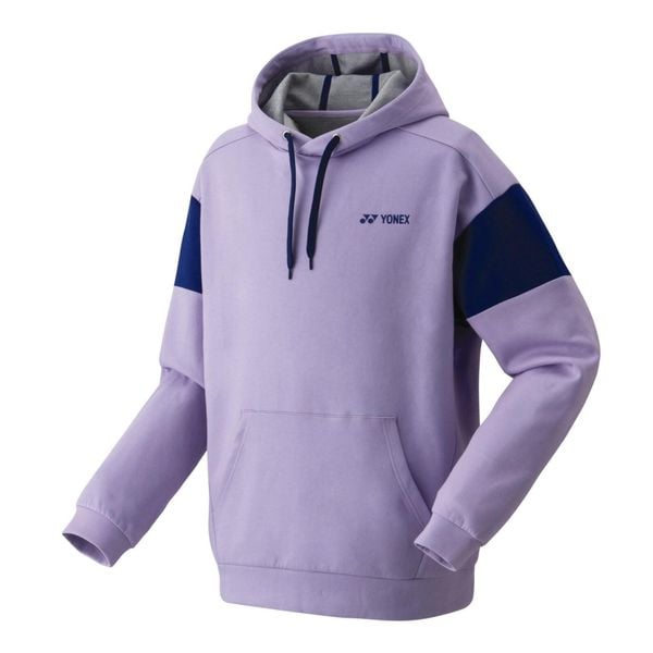 Bluza tenisowa męska Yonex Sweat Hoodie. Fioletowe bluzy nierozpinane męskie YONEX, m, bez wzorów, sportowe, bez ramiączek, bez kaptura. Za 379.00 zł.