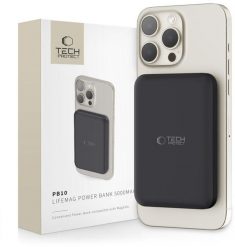 Powerbank magnetyczny 5000mAh LifeMag PB10 MagSafe 15W USB-C z kablem USB-C - czarny Tech-Protect. Czarne powerbanki TECH-PROTECT. Za 95.55 zł.