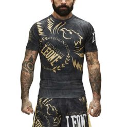 Rashguard LEONE 1947 Legionarvis rashguard. Bielizna termoaktywna męska LEONE 1947, m, bez wzorów, bez ramiączek. Za 195.70 zł.