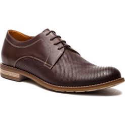 Półbuty GINO ROSSI - Aldo MPV682-V28-9S00-3700-S 92. Brązowe eleganckie półbuty męskie Gino Rossi, ze skóry, eleganckie. W wyprzedaży za 219.00 zł.