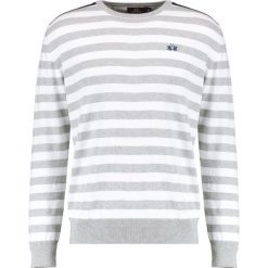 La Martina CREW NECK Sweter grey. Szare swetry męskie La Martina, z bawełny. W wyprzedaży za 347.40 zł.