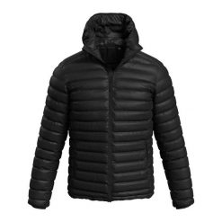 Męska Kurtka Ocieplana Lux. Czarne kurtki męskie Stedman, m, bez wzorów, z puchu, sportowe, bez ramiączek, bez kaptura. Za 386.99 zł.