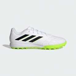 Buty do piłki nożnej męskie Adidas Copa Pure II.3 TF. Białe buty do biegania męskie ADIDAS, bez wzorów, bez zapięcia, do piłki nożnej. Za 299.00 zł.