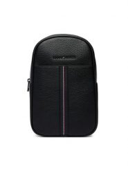 Tommy Hilfiger Saszetka Th Central Slingpack AM0AM14170 Czarny. Czarne saszetki męskie Tommy Hilfiger, bez wzorów, ze skóry. Za 489.99 zł.
