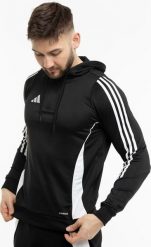 Adidas Bluza męska adidas Tiro 24 Training Hooded czarna IJ9957 2XL. Czarne bluzy nierozpinane męskie ADIDAS, m, bez wzorów, bez ramiączek, bez kaptura. Za 170.83 zł.