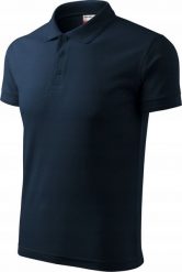 RIMECK Reserve R22 - ADLER - Koszulka polo męska, 200 g/m2 - granatowy XL. Niebieskie koszulki polo męskie RIMECK, m, bez wzorów, bez kołnierzyka, bez ramiączek. Za 32.42 zł.
