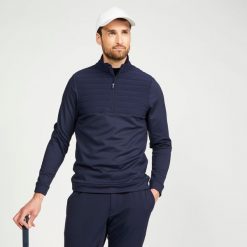 Kurtka do golfa męska Inesis CW500. Niebieskie kurtki męskie INESIS, m, bez wzorów, z elastanu, sportowe, bez ramiączek, bez kaptura. Za 149.99 zł.