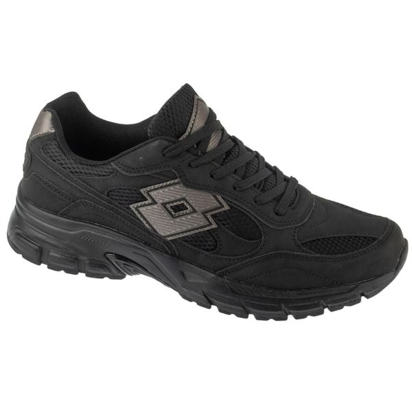 Buty sportowe Sneakersy męskie, Flowtiv. Czarne buty sportowe na co dzień męskie Lotto, m, bez wzorów, sportowe, bez ramiączek, bez kaptura, trekkingowe. Za 179.99 zł.