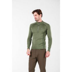 Astro - męska koszulka 100% wełna merino z zamkiem (195 g/m²). Zielone bielizna termoaktywna męska WOOLONA, l, bez wzorów, z wełny, bez ramiączek, trekkingowe. W wyprzedaży za 324.00 zł.