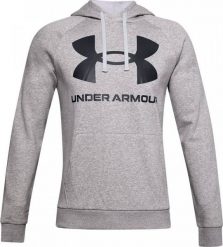 Under Armour Bluza męska Rival Fleece Big Logo Hd szara r. XL (1357093 011). Szare bluzy nierozpinane męskie Under Armour, m, bez wzorów, bez ramiączek, bez kaptura. Za 206.89 zł.