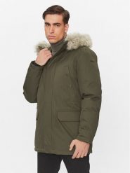 Geox Kurtka zimowa Norwolk M3628F T2951F 3415 Zielony Regular Fit. Zielone kurtki męskie Geox, na zimę, m, bez wzorów, z syntetyku, bez ramiączek, bez kaptura. Za 1,079.00 zł.