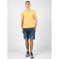 Koszulka polo do golfa męska Sustainable. Brązowe koszulki polo męskie Geox, m, bez wzorów, z bawełny, sportowe, bez kołnierzyka, bez ramiączek. Za 156.00 zł.