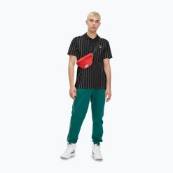 Koszulka polo męska FILA Luckenwaldebright d. Czarne koszulki polo męskie Fila, m, bez wzorów, bez kołnierzyka, bez ramiączek. Za 149.99 zł.