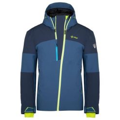 Męska kurtka narciarska Kilpi KILLY-M. Niebieskie kurtki narciarskie i snowboardowe męskie Kilpi, na zimę, m, bez wzorów, bez kaptura, narciarskie. Za 878.99 zł.