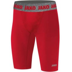 Szorty Jako court Compression 2.0. Czerwone bielizna termoaktywna męska Jako, bez wzorów, z materiału, bez ramiączek, do piłki nożnej. Za 198.50 zł.
