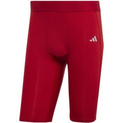 Spodenki męskie adidas Techfit Aeroready Short Tights. Czerwone bielizna termoaktywna męska ADIDAS, l, bez wzorów, bez ramiączek, do piłki nożnej, techfit (adidas). Za 101.00 zł.