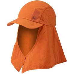 Czapka z daszkiem BUFF DESERT CAP SOLID. Brązowe czapki męskie Buff, bez wzorów, sportowe. W wyprzedaży za 197.91 zł.