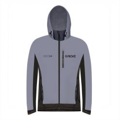Proviz outdoorowa kurtka odblaskowa z kapturem. Szare kurtki męskie PROVIZ, s, bez wzorów, sportowe, bez ramiączek, z kapturem. Za 984.00 zł.