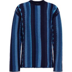 Nuur Sweter blue. Niebieskie swetry męskie Nuur, z materiału. W wyprzedaży za 471.60 zł.