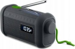 Radio Muse Muse | Portable Solar Radio with Crank and Flashlight | MH-08 MB | AUX in | Bluetooth | FM radio. Radia Muse. Za 202.34 zł.