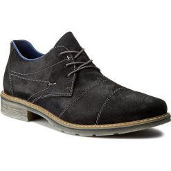 Półbuty RIEKER - B3831-14 Blue. Niebieskie codzienne półbuty męskie Rieker, z materiału. W wyprzedaży za 219.00 zł.